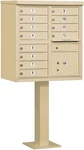 Salsbury Industries 3312SAN-U Type Ii Cluster Mailbox, Doors, Sandstone. Fixed Price $2549.86.