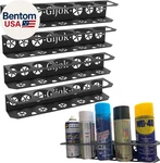 4 Pack Five Cans Wall-mounted Steel Aerosol Spray Holder,. Fixed Price $69.43.