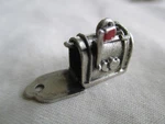 Vtg Sterling Charm Large Sold Mail Box Red Enamel Flag, Door Opens Beau 3 Grams. Fixed Price $24.99.