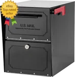 6200B-10 Oasis Classic Locking Post Mount Parcel Mailbox With High Security Rein. Fixed Price $165.99.