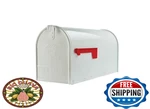 Gibraltar Mailboxes Elite Large Galvanized Steel White Post-mount. Fixed Price $62.96.