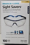 Bausch + Lomb 8574GM Pre-moistened Lens Cleaning Tissues, Sight Savers,. Fixed Price $12.34.