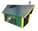 Country Tractor - Diamond Plate Green & Yellow Poly Amish Usa. Fixed Price $429.97.