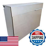 Plugsharge Modern Design Brushed Stainless Steel Mailbox For Walls Heavy Duty. Fixed Price $150.61.