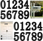 30 Pcs 2" Mailbox Numbers Self Adhesive 3D Black House Address Door Digits. Fixed Price $11.88.