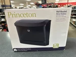 Mailbox Wall Mounted Locking Black 2572-10 Architectural Princeton New Open L4. Fixed Price $25.00.