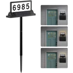 Solar Address Sign For House Numbers Dual-sided Led Panel.... Fixed Price $69.96.