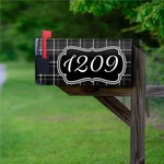 Custom Mailbox Magnetic Cover Plaid Design - PMBM18. Fixed Price $25.99.