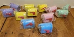 12 Metal Mailbox Purple Yellow Mint Blue 1/2" Farm Birdhouse Crafts. Fixed Price $14.95.