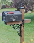 Wrought Iron Gecko Mailbox Dress Up Kit, Ornamental Lizard Hardware. Fixed Price $350.00.