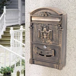 European Retro Wall-mounted Mailbox Security Vintage Drop W/ Lock. Fixed Price $42.55.