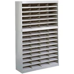Safco E-z Stor Grey Mail Organizer 60 Letter Size Compartments. Fixed Price $1085.99.