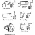 Lock, For 4C Pedestal Mailboxes, 97-75-HL1. Fixed Price $7.15.