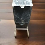 Antique U.s. Mail Box & Newspaper Black Metal Wall Mount Style Lockable Vintage. Fixed Price $54.99.