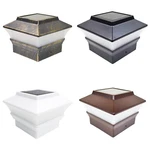 8 Black Bronze Brown White 4 X Solar Post Lights Outdoor Deck Cap Fence Vinyl. Fixed Price $49.95.