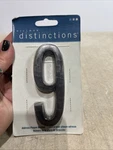 Hillman Distinctions 4-IN. Adhesive Bronze House Number 9. Fixed Price $9.99.