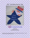 "god Bless America" Star- Uncle Sam-patriotic-plastic Canvas Pattern Or Kit. Fixed Price $16.18.