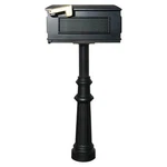 Qualarc, Hanford Single Post, Base 8, With Lewistion Mailbox (no Add Plates) Bl. Fixed Price $735.00.