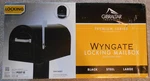 Solar Group Wyngate Rural Mailbox Black Steel Locking Post Mounted WM16KB01. Fixed Price $59.99.