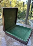 Cutco New Kensington Oakland Ca Walnut Wood Green Velvet Knife Box Only Vintage. Fixed Price $27.00.